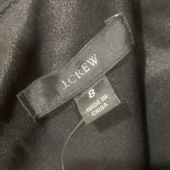 J. Crew black Jacquard Floral Dot Shift Dress - Picture 7 of 14